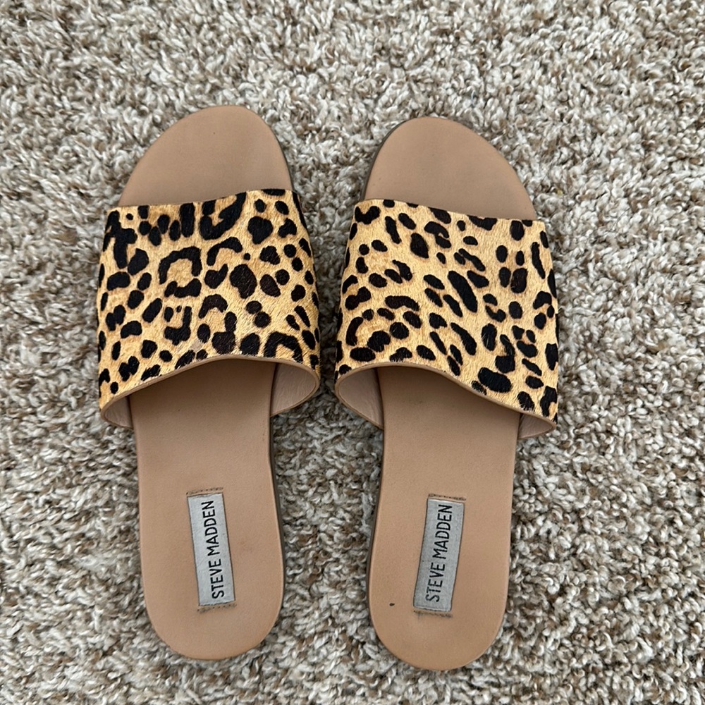 Leopard/Cheetah Steve Madden Sandals